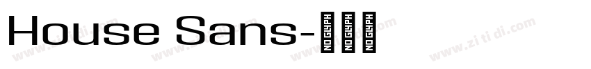 House Sans字体转换